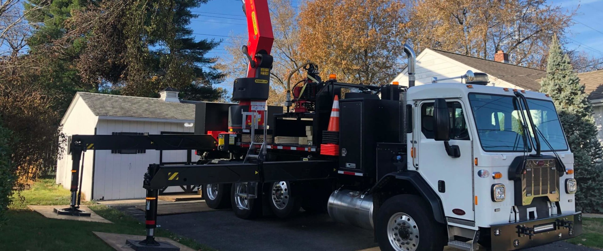 Crane to remove trees?